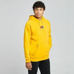 Yellow adidas Originals Men's 3D Trefoil Graphic Sweat Hoodie